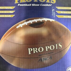 Football crock pot - perfect for football season to keep dips warm!